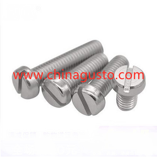 DIN84 Slotted Cheese Head Machine Screw