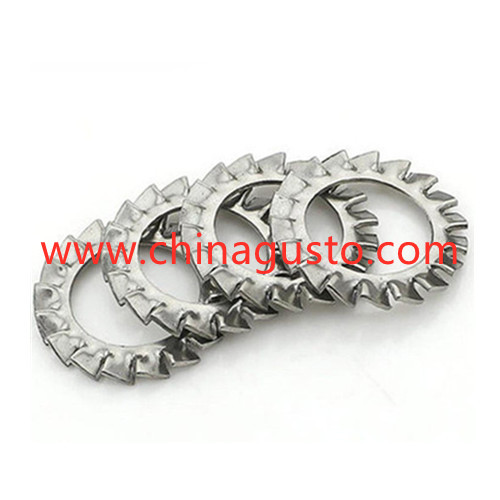 DIN6907 Serrated lock washers with external teeth for screw