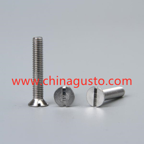 DIN963 Slotted countersunk head screws