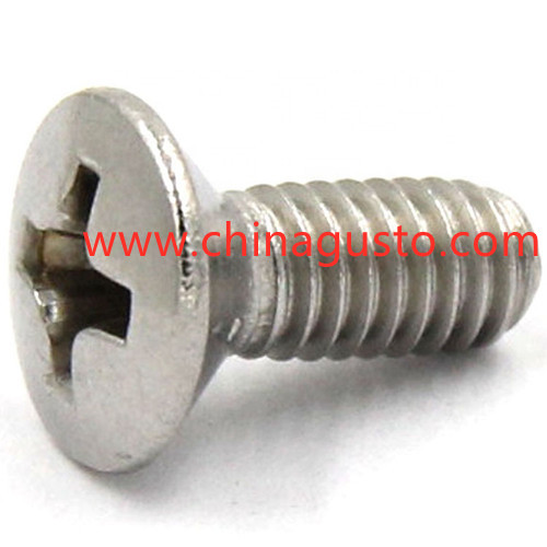 DIN966 Cross recessed raised countersunk head screws