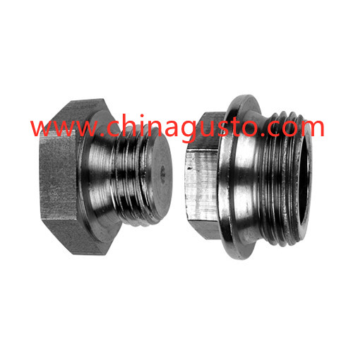 DIN7604 Hexagon head screw plug short with collar, type A &