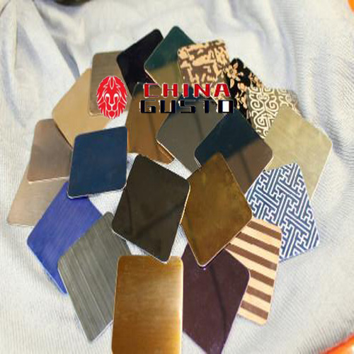 Decorative stainless steel sheet