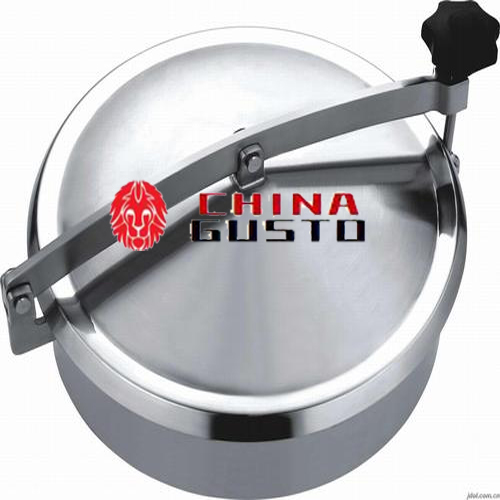 Sanitary stainless steel tank cover(manhole)