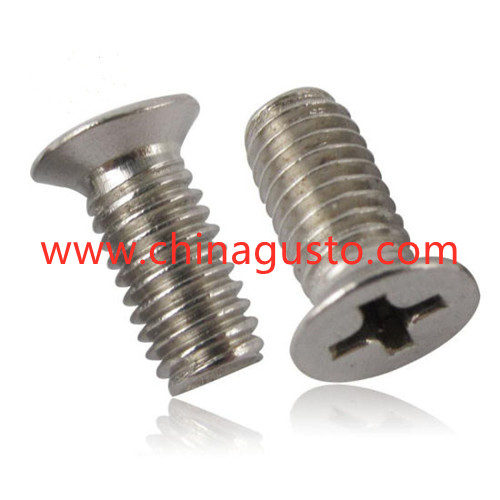 DIN7969 Cross recessed or Slotted or Triangular groove count