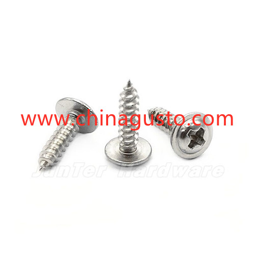 DIN968  Cross recessed pan head tapping screws with collar T