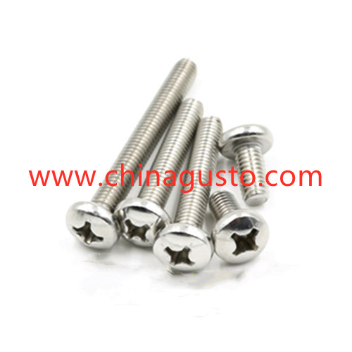 DIN7500 Cross groove pan head triangle locking screw Type C