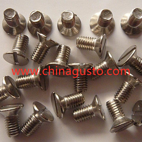 DIN7500 Slotted countersunk triangular locking screw Type K