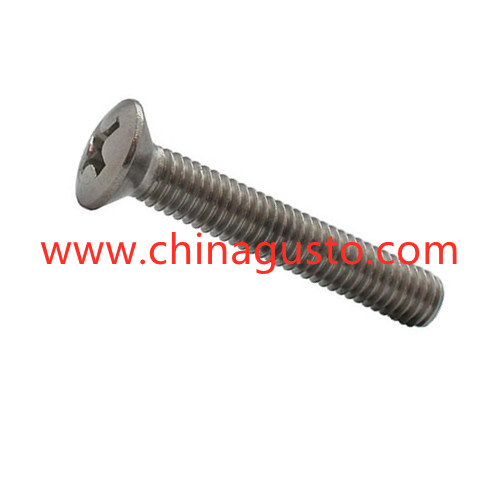 DIN7500 90°raised countersunk triangular locking screw with