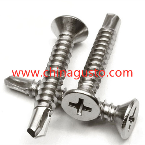 DIN7504 Cross slotted countersunk head self tapping and self