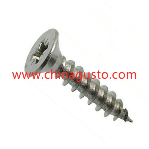 DIN7505 Star slotted countersunk head plastic screw TYPE A