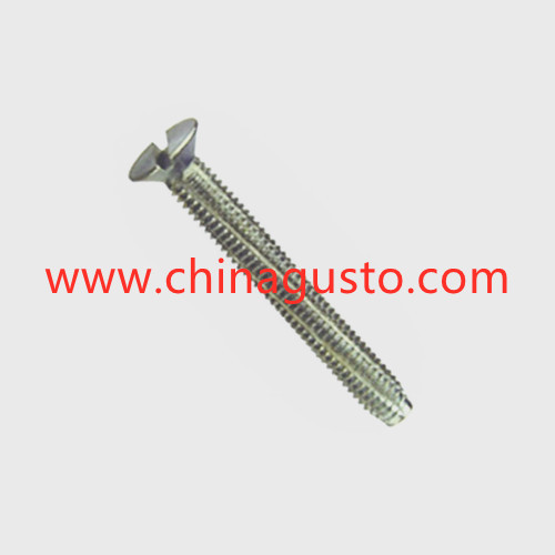 DIN7513 Slotted countersunk head cutting screw TYPE F