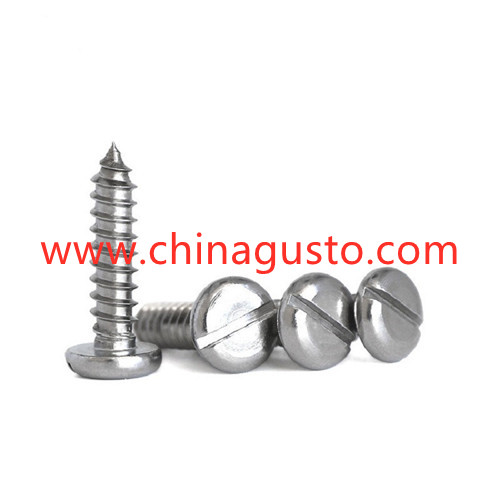 DIN7971 Slotted pan head self tapping screw TYPE C