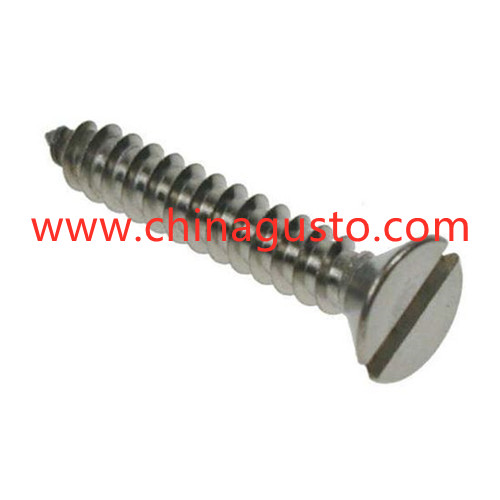 DIN7972 Slotted countersunk head self tapping screw TYPE C
