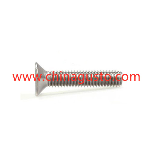DIN7972 Slotted countersunk head self tapping screw TYPE F