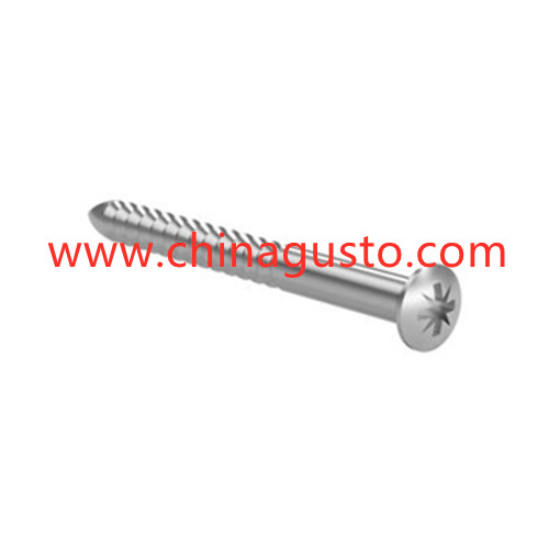DIN7995 Star slotted raised countersunk head wood screw TYPE